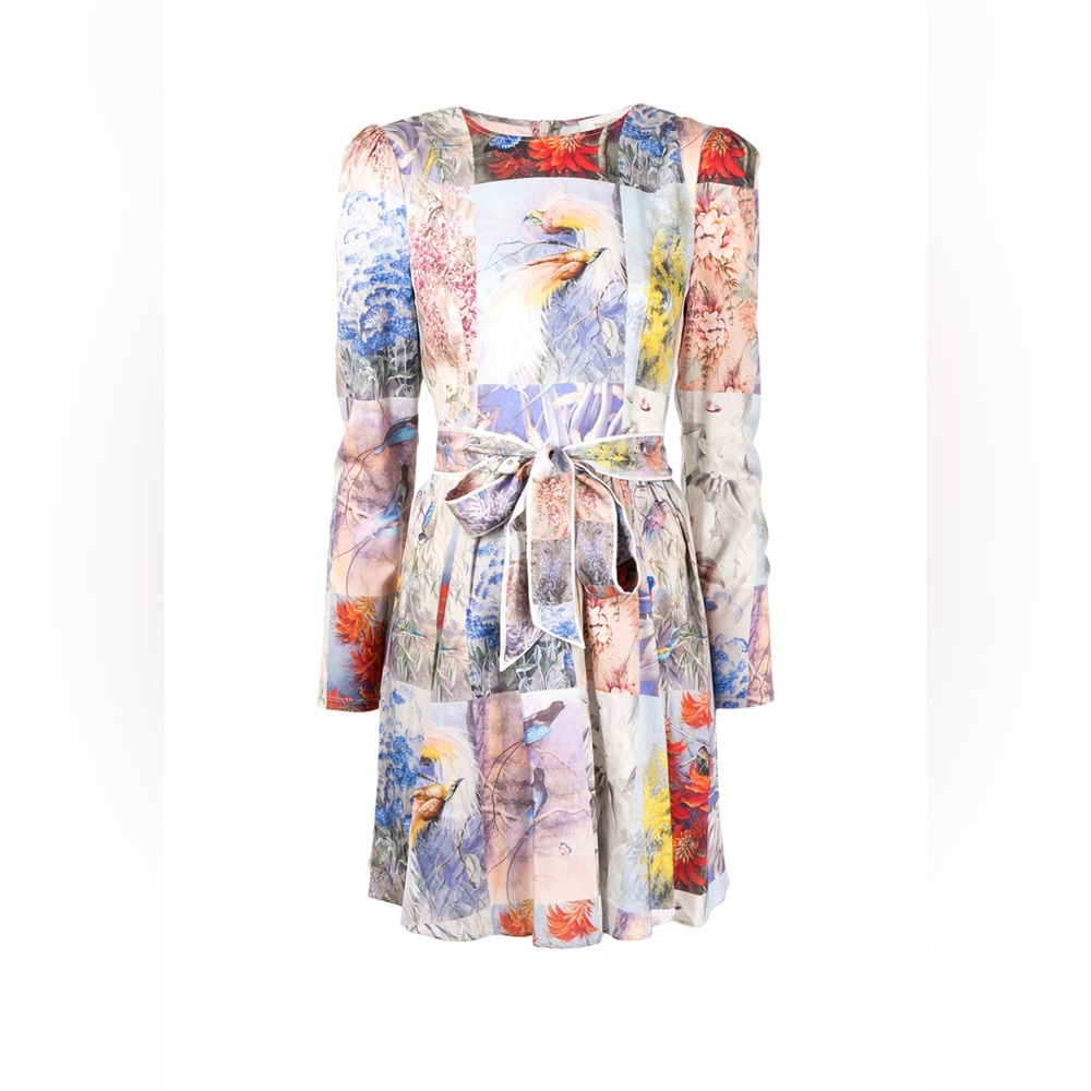 Zimmerman - Botanica Long Sleeve Mini Dress - size Zimmerman 1